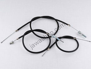 Throttle valve bowden cable set - oilmaster (Jawa 350 640) / 