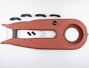 Secondary chain cover - base paint (CZ 125 175 250 Kyvacka) / 