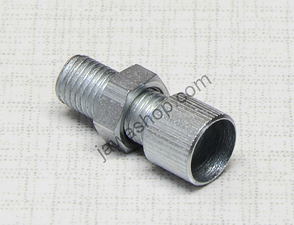Bowden cable bolt with nut M6x16mm (Jawa 50 Babetta 207 210) / 