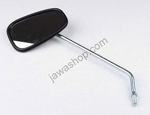 Rearview mirror left - oval, M8 (Jawa CZ 125 175 250 350 634) / 
