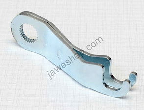 Brake arm lever - front, zinc (Jawa 250 350 Perak) / 