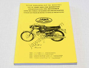 Spare parts catalog - A5, CZ,EN,DE (Jawa 250 350 Bizon type 623 633) / 