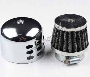 Air filter Sport D35 with cover - straight, small (Jawa CZ 125 175 250 350) / 
