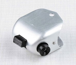 Lights switch, horn button with side hole (Al) (Jawa CZ 125 175 250 350 Kyvacka) / 