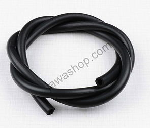 Fuel hose 5x2mm - black 0.5m (Jawa CZ 125 175 250 350) / 