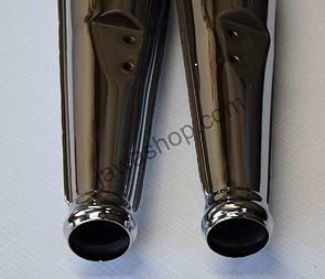 Exhaust silencer set - cigar (Jawa 250 350 Panelka) / 