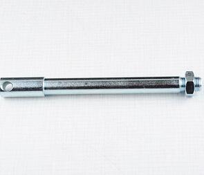 Axle of front wheel M14-1,5x176mm with nut (Jawa CZ 125 175 250 350 634) / 