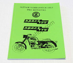Spare parts catalog - A5, CZ (CZ 125 175 Sport 476 477) / 