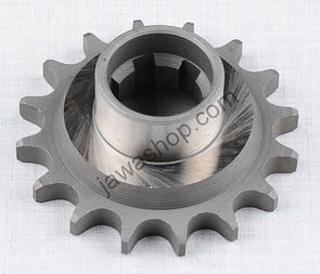 Drive sprocket - 18t with extension (Jawa 250 350 Kyvacka) / 