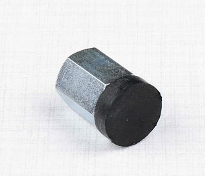 Rubber stop of seat with nut (Jawa 50 Pionyr 20 21 23) / 