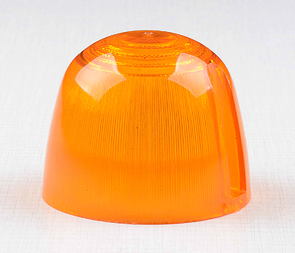 Blinker glass - round, orange (Jawa 634, CZ, Velorex) / 