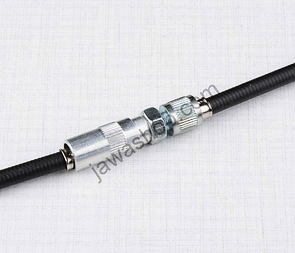 Clutch bowden cable with double adjustment (Jawa CZ 125 175 250 350 Kyvacka) / 