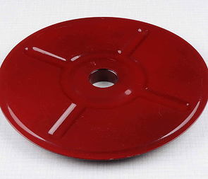 Cover of rear chain wheel - red (Jawa 250 350 Kyvacka) / 