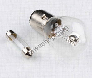Bulb set 6V - 2pcs (Jawa 50 Pionyr 20 21 23) / 