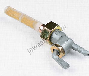 Fuel tap with nut (Jawa CZ 125 175 250 350) / 