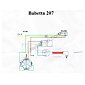 Electro cables set (Jawa 50 Babetta 207) / 