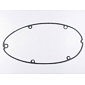 Gasket of left crankcase cover (clutch) - 0.8mm (Jawa 350 Kyvacka) / 