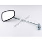 Rearview mirror with clamp - oval (Jawa CZ 125 175 250 350) / 