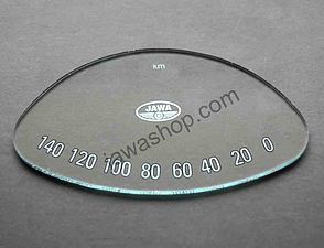 Glass of speedometer - oval (Jawa 250 350 Panelka) / 