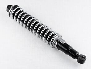 Rear shock - chrome spring (Simson) / 