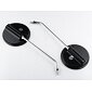 Rearview mirror Left + Right set - circle, M8x1.25 (Simson) / 